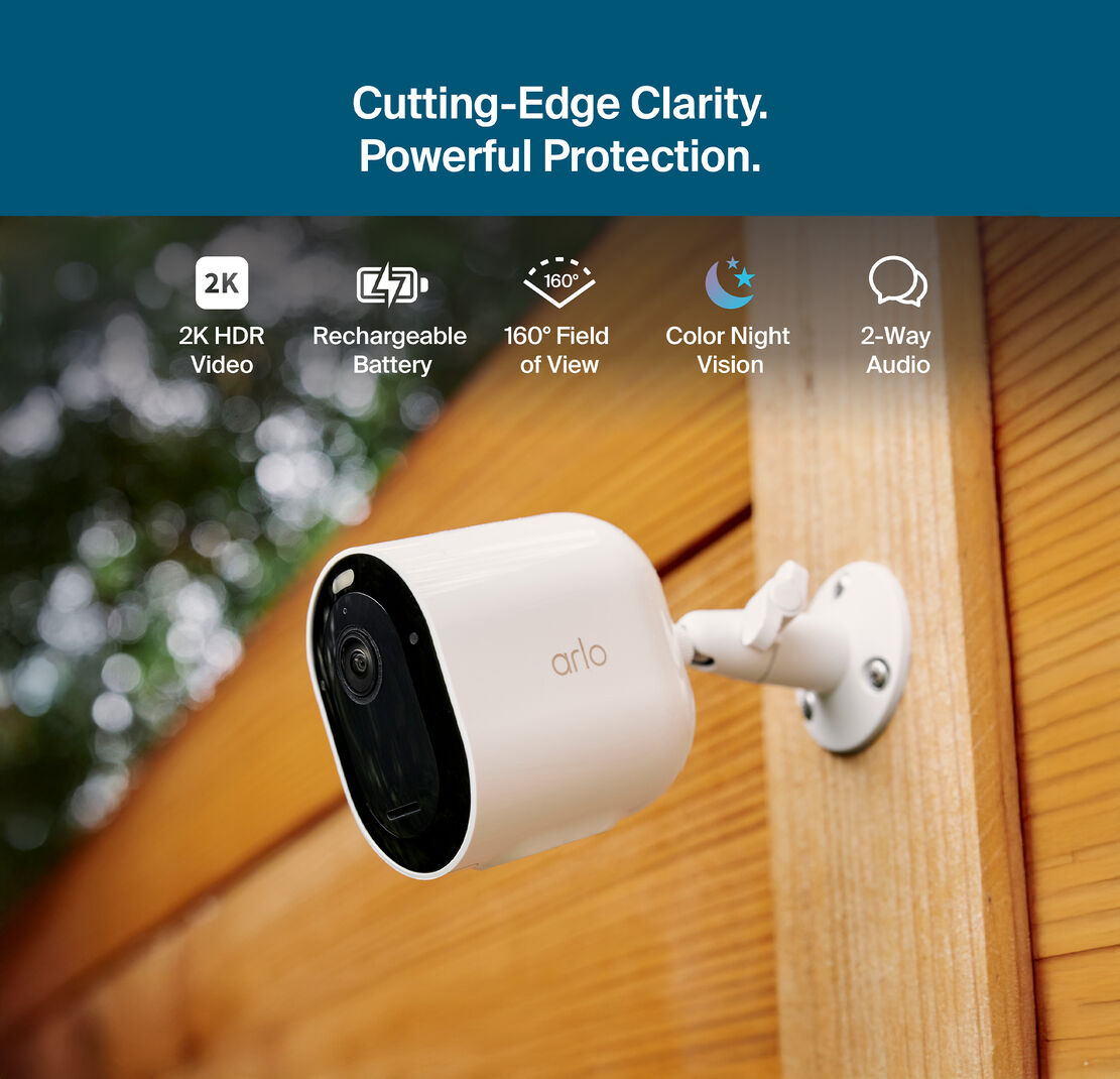 Arlo Pro Security Camera 2K (6th Gen) Wireless Security Camera