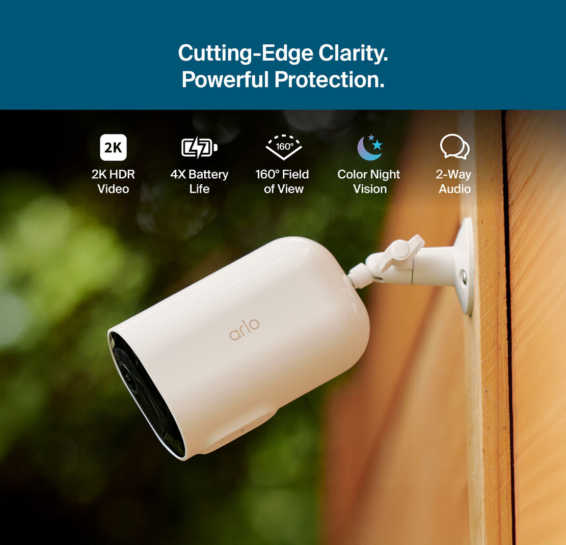 Arlo Pro XL Security Camera 2K (6th Gen) Wireless Security Camera