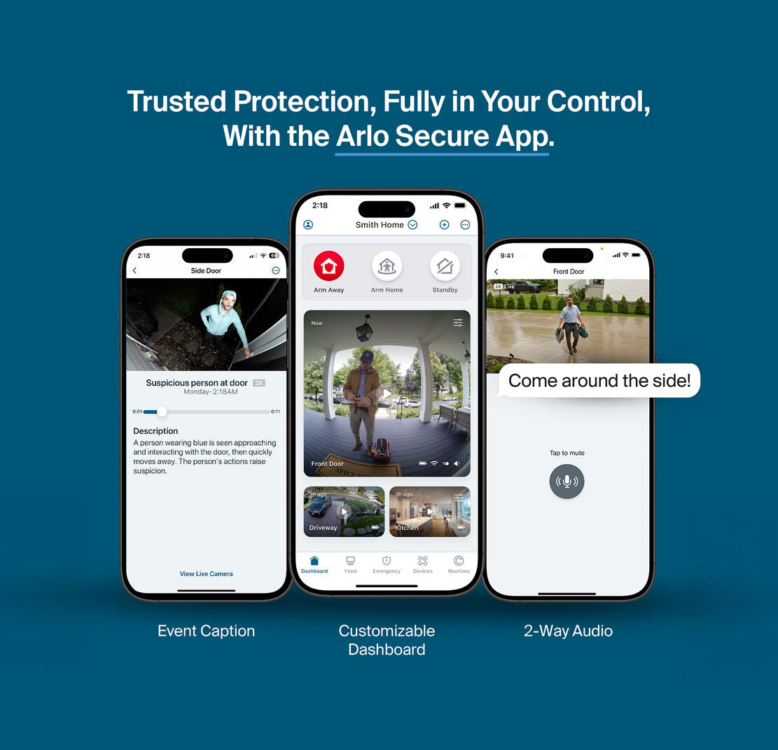 Arlo Pro Security Camera 2K (6th Gen) Wireless Security Camera