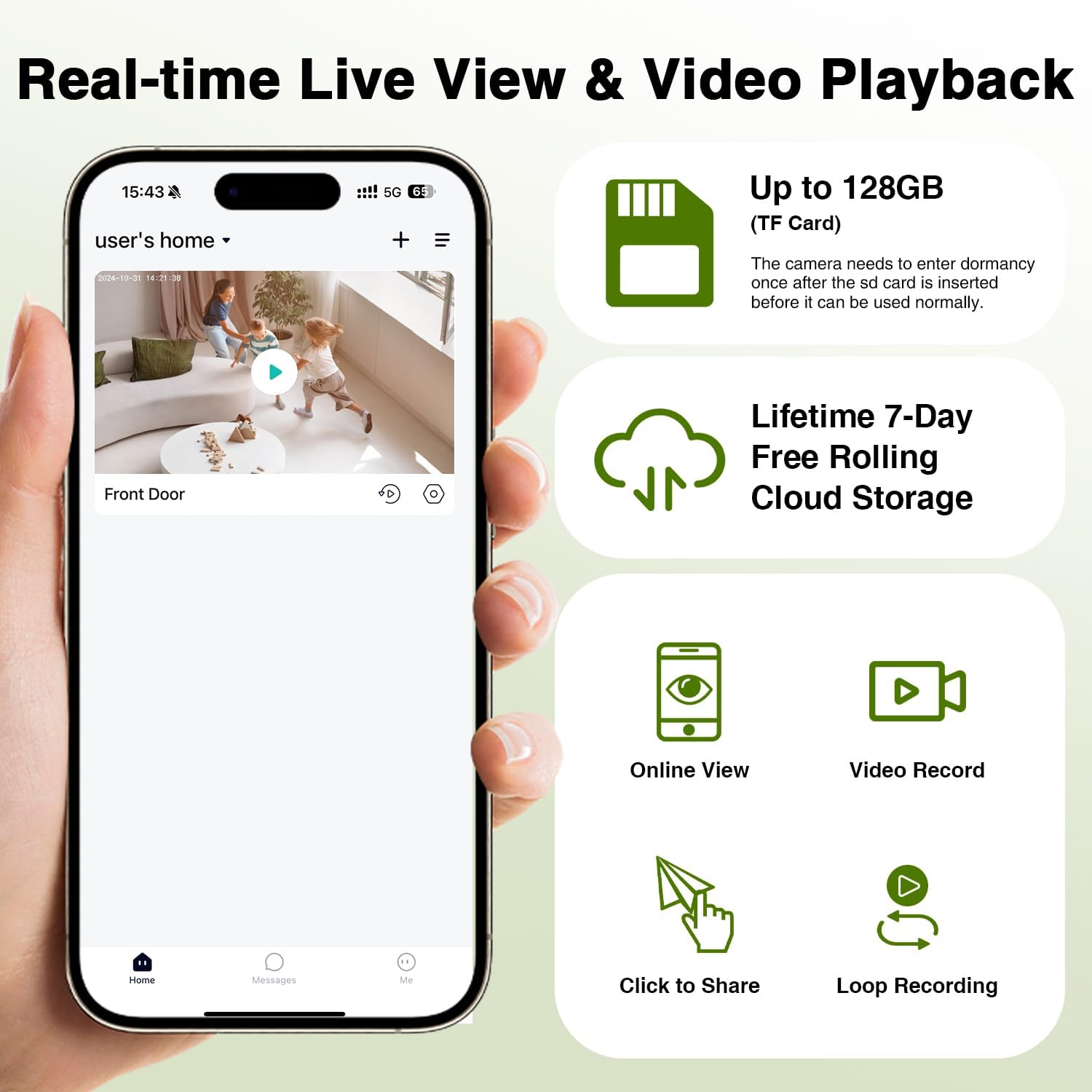 Security Cameras Wireless Outdoor 180° Pan Rotate 2K Color Night Vision Cameras for Home Security Motion Detection Siren 2-Way Talk Battery Powered IP65 Waterproof 2.4GHz WiFi Cloud/SD Storage 2-Pack